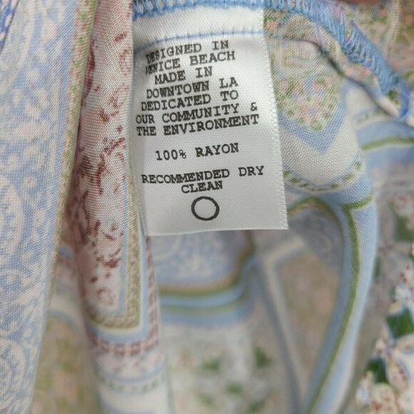 New Flynn Skye Maple Top Womens XS Moroccan Tiles Short Sleeve - Picture 6 of 6